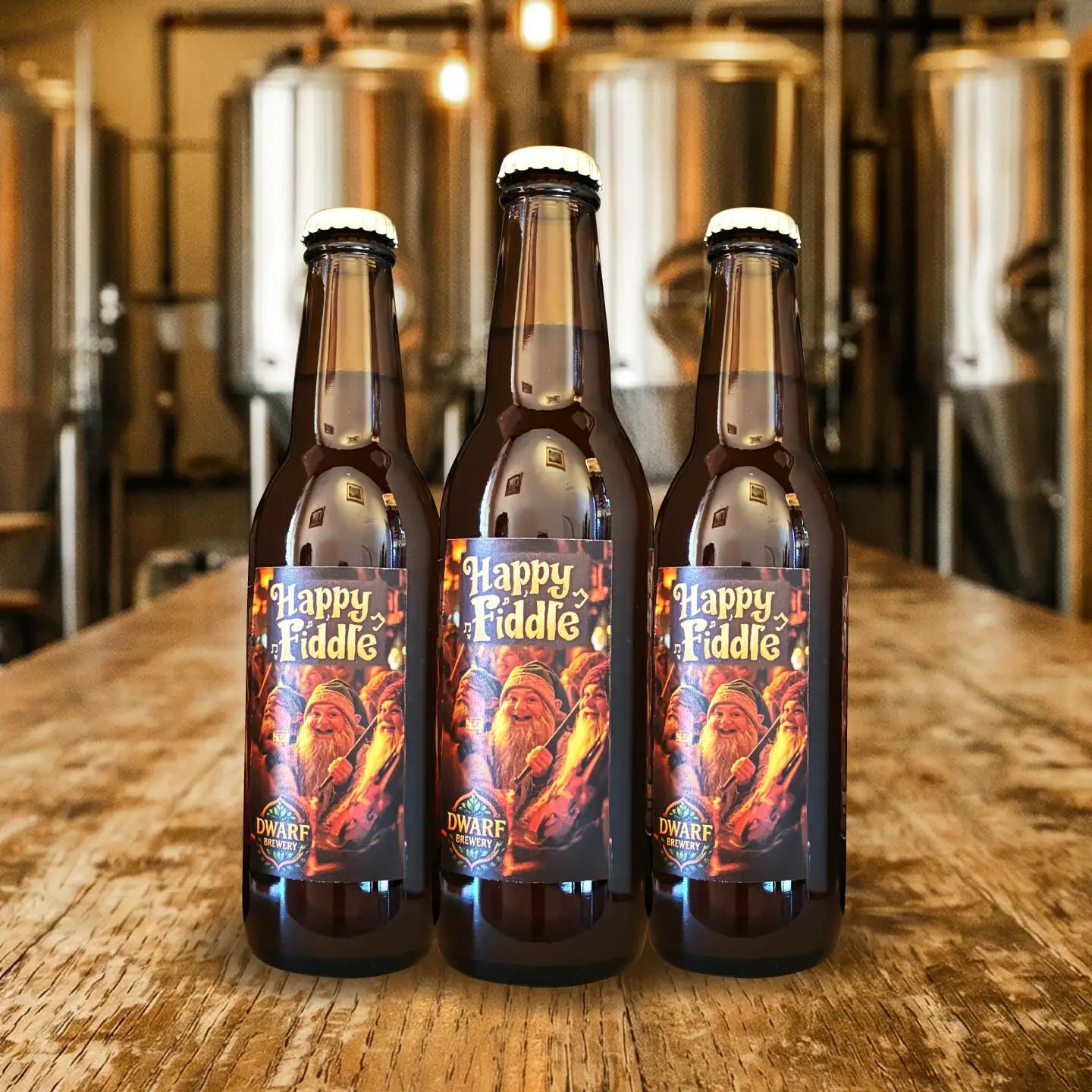 クラフトビール ハッピーフィドル 330mL×3本 HappyFiddle ビール お酒 クラフトビール 地ビール 瓶ビール /DwarfBrewery[UFD002]