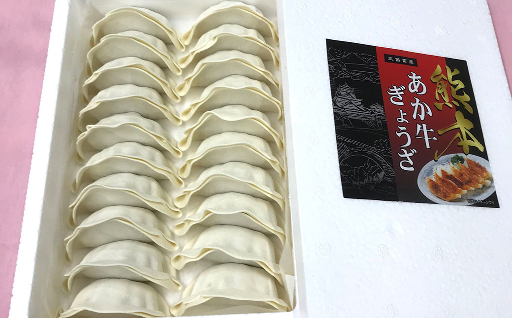 熊本和牛あか牛ぎょうざ60個 あか牛ぎょうざ20個入り×3箱