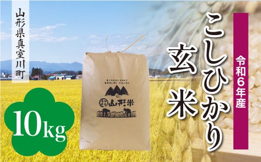 ＜配送時期が選べて便利＞ 令和6年産 真室川町 コシヒカリ  ［玄米］ 10kg（10kg×1袋）