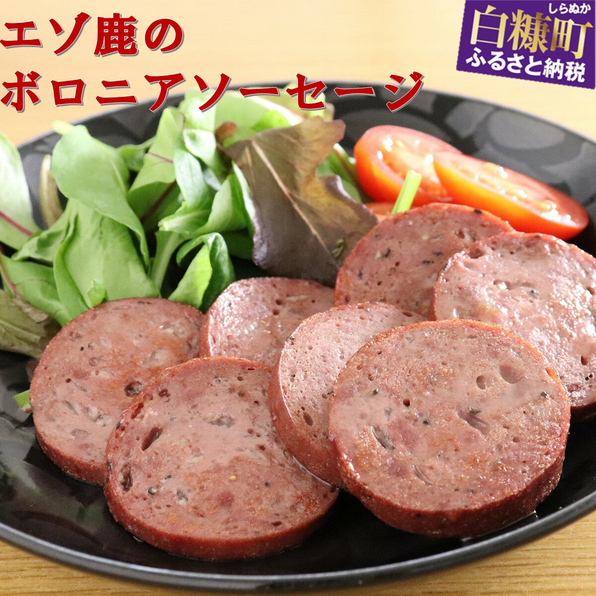 【ふるさと納税】エゾ鹿肉のボロニアソーセージ ふるさと納税 北海道 グルメ 食べ物
