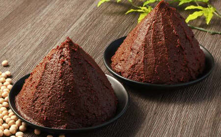 【ふるなびWEEK対象】蔵元直送 浅野や 天然醸造 手造り みそ セット（純豆・特製 各1kg）計2kg | 味噌 みそ 赤味噌 合わせ味噌 手造り 無添加