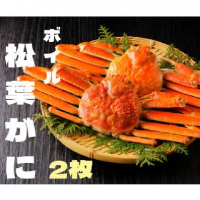 ふるさと納税 若桜町 『鳥取の冬の味覚の王者』(ボイル)松葉がに　2枚　【2026年1月以降順次発送】