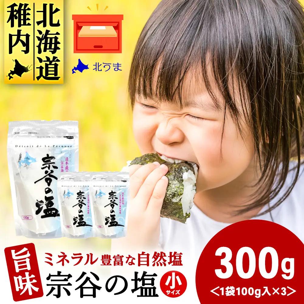 宗谷の塩100g×3袋