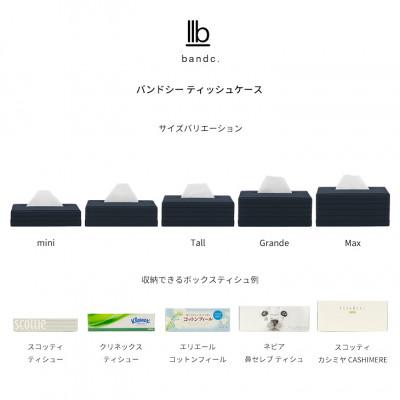 ふるさと納税 奥州市 心地よい暮らしをつくる ティッシュケース ネイビー バンドシー [AR151] |  | 03
