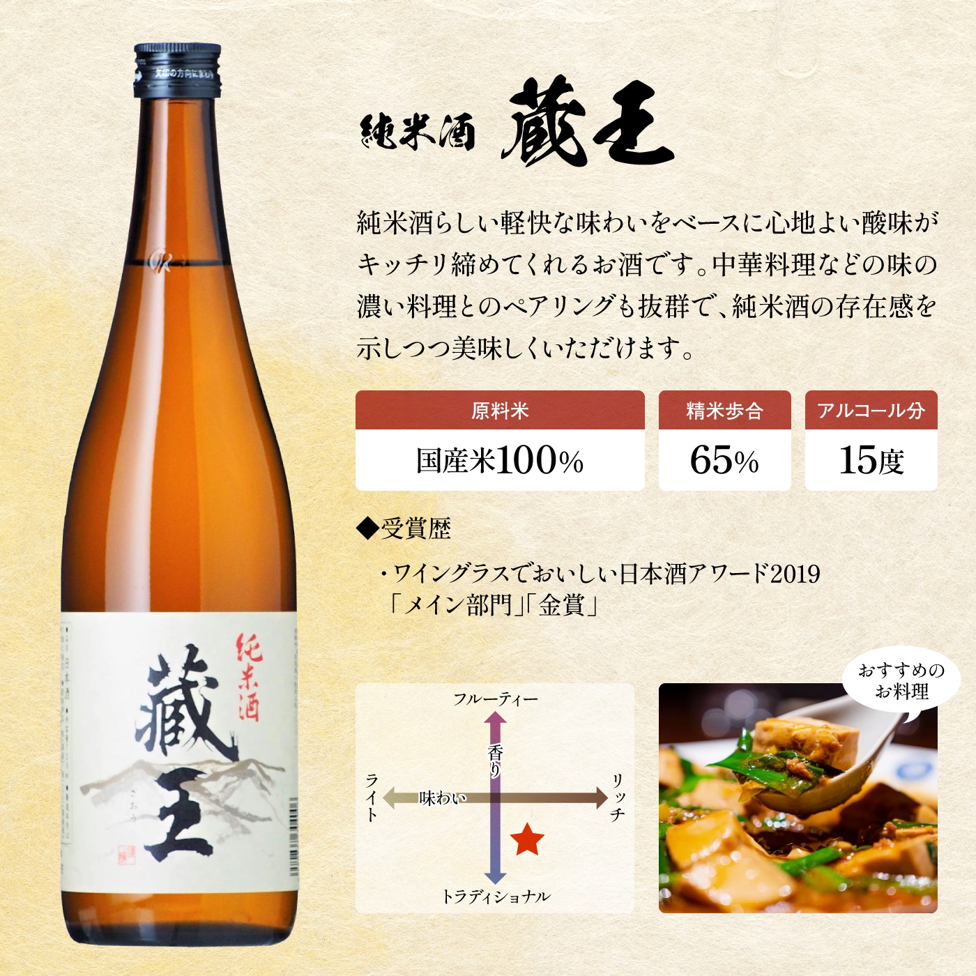 純米大吟醸 藏王昇り龍/純米酒 藏王 720ml2本詰め【02155】