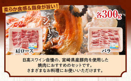 日高さんげの焼肉セット 焼肉バラ 焼肉肩ロース ウインナー