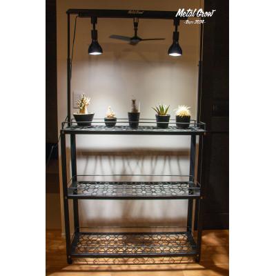 ふるさと納税 岡崎市 Metal Grow プラントラック-900-　植物棚