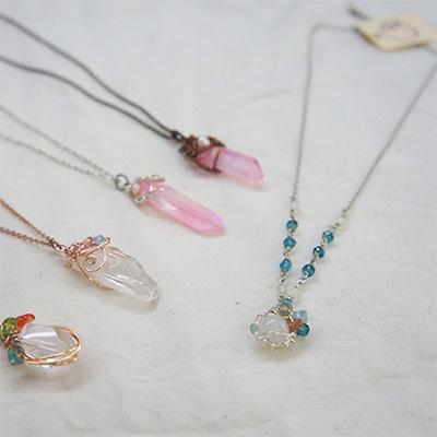 ふるさと納税 長岡京市 紗月工房ハンドメイド天然石ネックレス ペンダント/チェーンタイプ1点 |  | 03