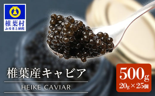 
【世界三大珍味×日本三大秘境】HEIKE CAVIAR 500g 【20g×25個】【産地直送】
