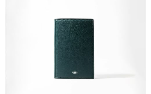 キプリス本革製手帳（ミニ6穴11mm）　カラー：グリーン【革小物 革製品 ソフトシュリンクレザー 牛革 しっとり シーズンレス 職人 手帳 】
