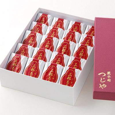 ふるさと納税 大仙市 三杯もちミニ(赤あん)  20個 詰め合わせ 【菓子司つじや】|22_dkb-600101 |  | 03