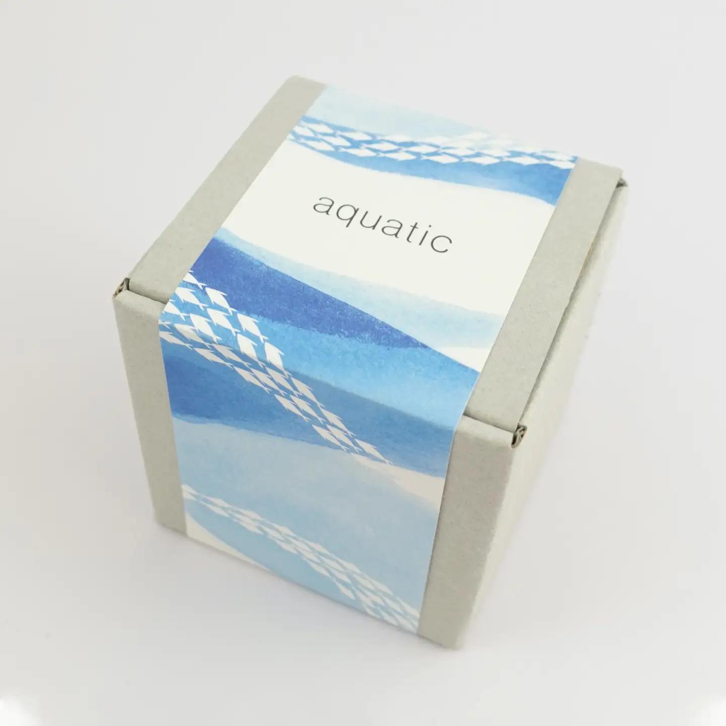 浅草切子 aquatic「Penguin Climb 青藍」_0012-032-T04