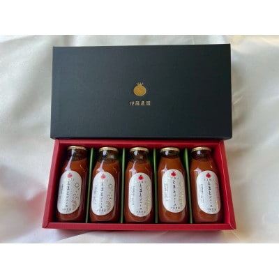 伊藤農園　無添加　ミニとまとジュース　180ml(5本)【1654436】