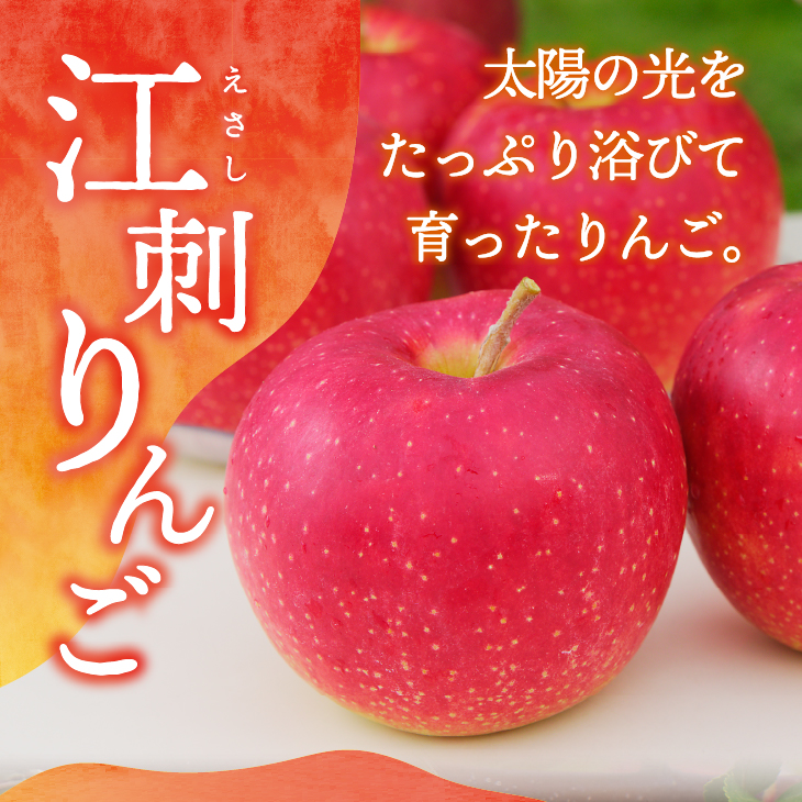 【無洗米】【12月発送】 江刺りんご「サンふじ」5kgと 江刺金札米　ひとめぼれ5kgセット [AQ074]