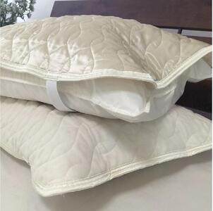 【 アイボリー 】 プレミアムシルク100%リバーシブル枕パッド 【43×63cm】アイボリー（ S-4363RMP-IV）