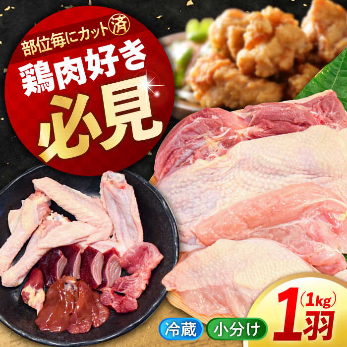 【ふるさと納税】うまさが違う！せとうち育ちの江田島産地鶏 一黒シャモ一羽パック(合計約1kg) 鶏 人気 肉 グルメ ギフト 取り寄せ プレゼント 広島県産 江田島市/ポーク＆チキン江田島[XAH003] 鶏肉 精肉 とり肉 鳥 もも むね モモ ムネ 若鶏 無添加 地鶏 小分け パック