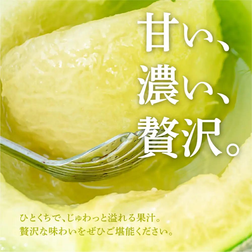 温室マスクメロン 2玉 訳あり 豊橋 メロン