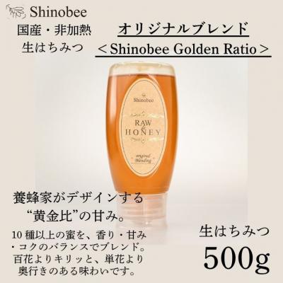 ふるさと納税 宍粟市 国産・非加熱 生はちみつ 500g オリジナルブレンド　AS20
