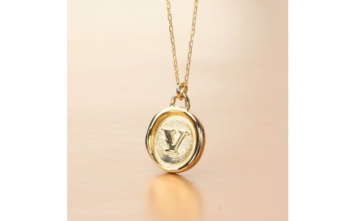 18金イエローゴールド Vスタンプ コインネックレス K18-KN01013 [AM312] / 金 イエローゴールド Vスタンプ コインネックレス ネックレス アクセサリー ギフト プレゼント