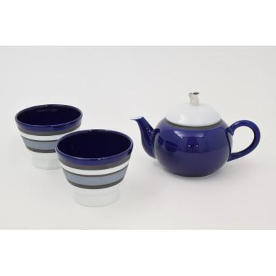 ふるさと納税 佐賀県 有田焼　瑠璃　KIWAMI茶器セット