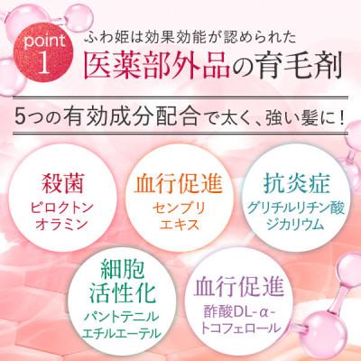 ふるさと納税 芳賀町 【毎月定期便】【7ヶ月】Bio Lucia(ビオルチア)薬用育毛剤　ふわ姫(医薬部外品)全7回 |  | 01