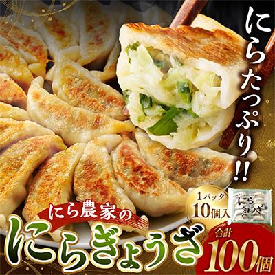 ふるさと納税 高鍋町 にら農家の『にらぎょうざ』100個 |  | 01