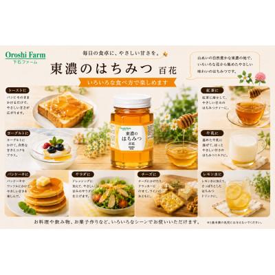 ふるさと納税 土岐市 東濃のはちみつ　百花　500g |  | 01