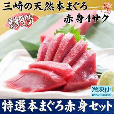 ふるさと納税 三浦市 特選本まぐろ赤身セット