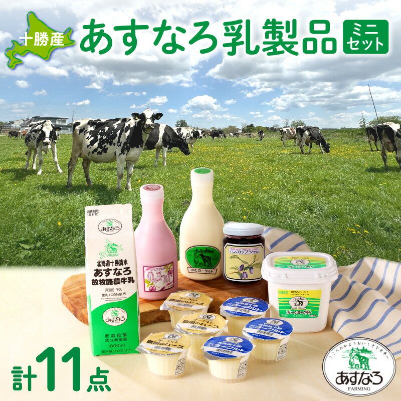 【ふるさと納税】あすなろ乳製品 ミニセット 低温殺菌 ノンホモ牛乳 ミルク 牛乳 のむヨーグルト ヨーグルト 詰め合わせ ギフト あすなろファーミング 自宅用 贈答 お取り寄せ 北海道 清水町 送料無料