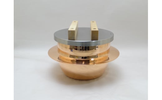 ごはんはどうだ！銅製3合釜(ステンレス蓋付) FC100022