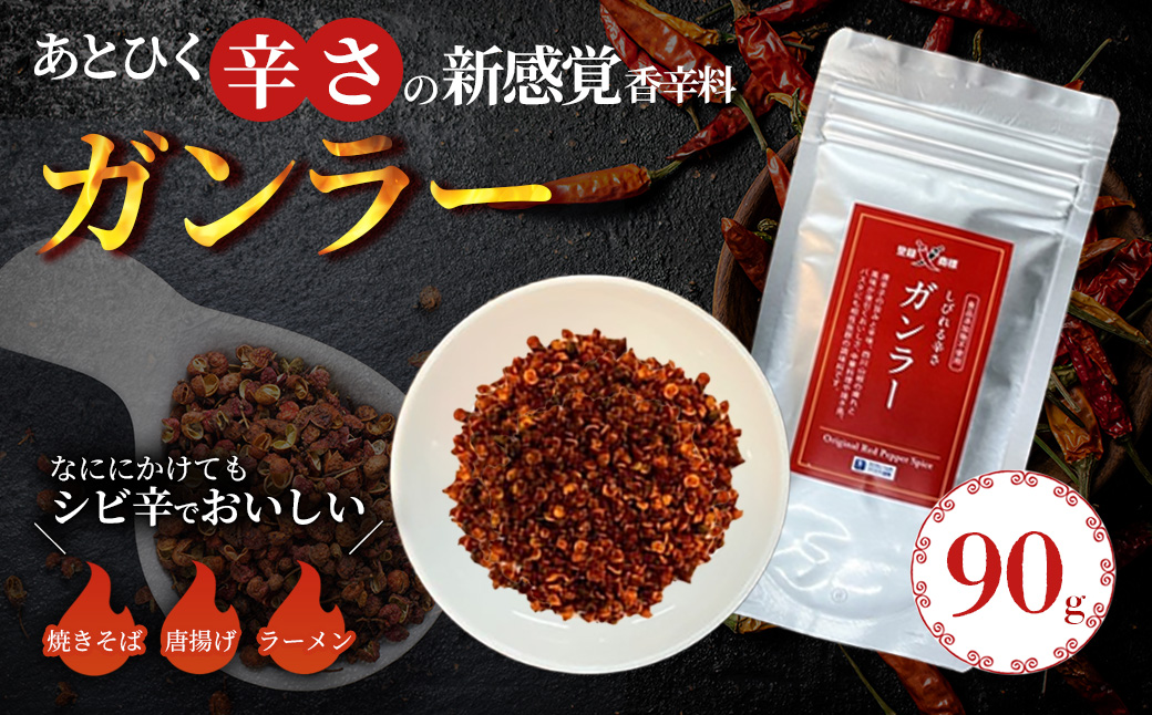 過門香　登録商標　ガンラー　香辛料（四川唐辛子使用）90g　【12203-0358】