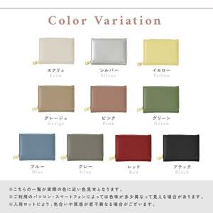 ミニ財布 【グレー】レディース 財布 コンパクト
