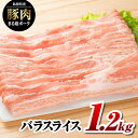 【ふるさと納税】まる姫ポーク バラスライス 1.2kg（400g×3パック）【AK-13】｜送料無料 国産 まる姫ポーク 豚肉 ぶた肉 ぶたにく 肉 豚バラ バラスライス スライス肉 焼肉 炒め物 焼肉 やきにく BBQ バーベキュー お好み焼き 料理 幅広い 多彩 便利 小分け パック 江津市｜