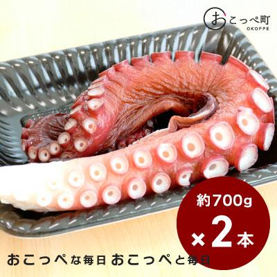 ふるさと納税 興部町 冷凍煮たこ2本入り【20008】