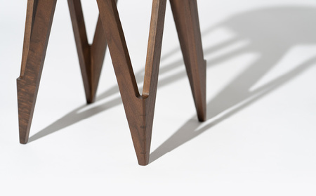 CO･DA･MA High Stool＜ウォールナット＞（NC-126 グレー）