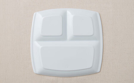 【美濃焼】 食器 ランチプレート titto 角 白 2枚セット [AZAZ005] 食器