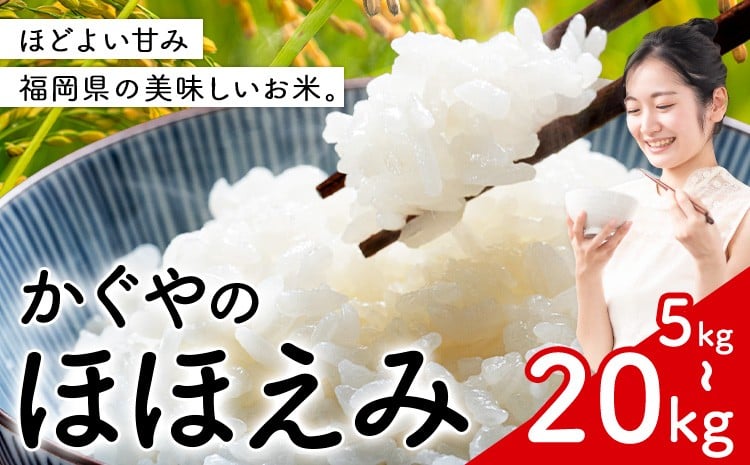 
            米 かぐやのほほえみ 5kg 10kg 15kg 20kg 白米 《1月上旬-1月末頃出荷》 福岡県 小竹町 お米 ブレンド米 国産 定期便あり
          