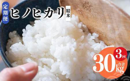 【 定期便 3回 】奈良県産 ヒノヒカリ 精米 10kg （ 計30kg ） | コメ 米 こめ もちもち ひのひかり 奈良県 五條市