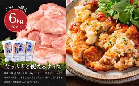 恵那どり もも肉 6kg （2kg×3パック） 冷凍 鶏肉 業務用 原料肉 銘柄鶏