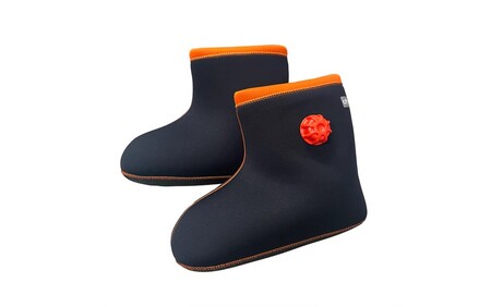 クロッツやわらか湯たんぽ 足用タイプ 底あり(ブラック/Sサイズ)_2640R-3