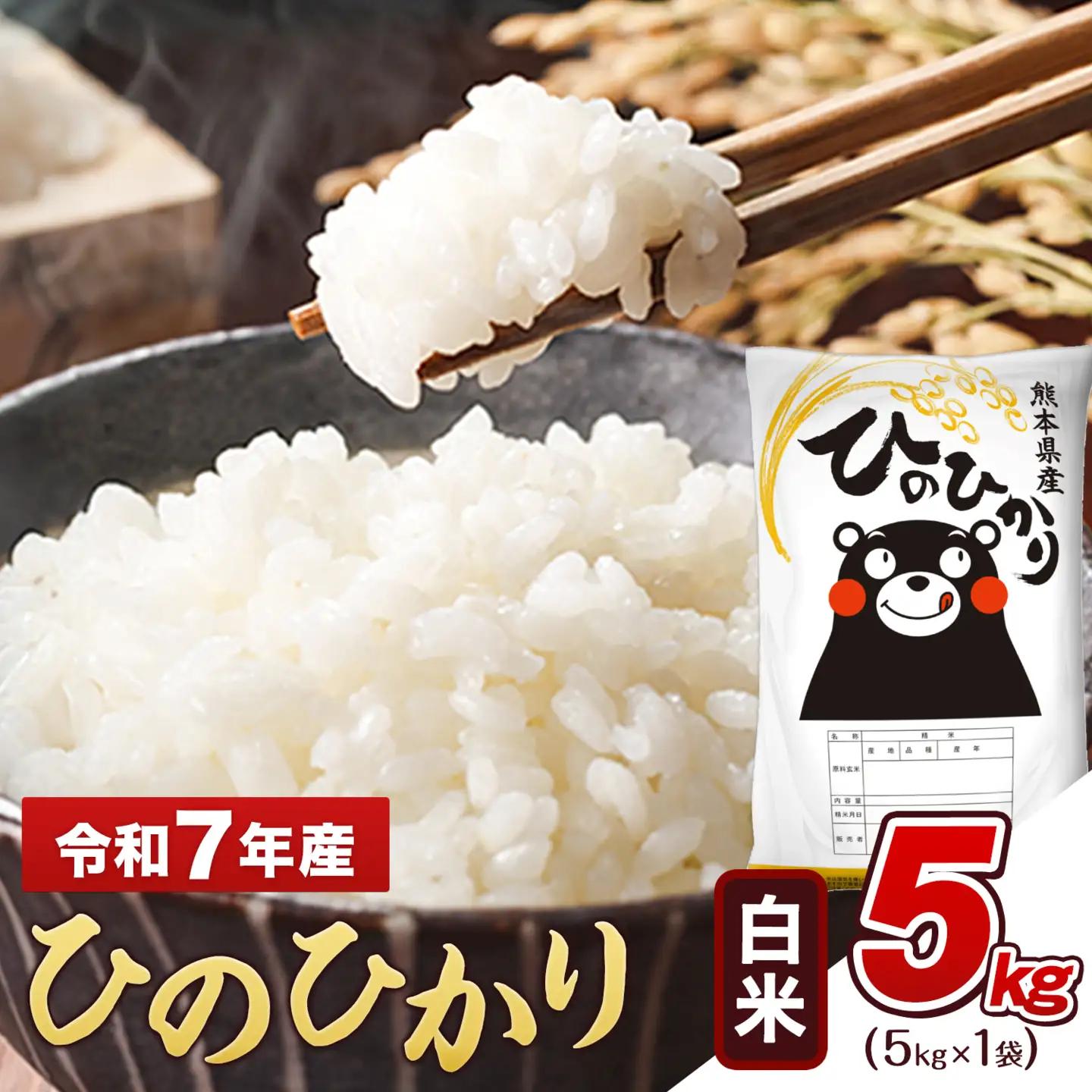 白米 令和7年産 ひのひかり 5kg 米