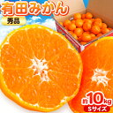 【ふるさと納税】【秀品】紀州有田みかん 約10kg Sサイズ《11月下旬-1月中旬頃出荷》 ライスショップ スマイル 和歌山県 日高川町 柑橘 フルーツ みかん 有田みかん