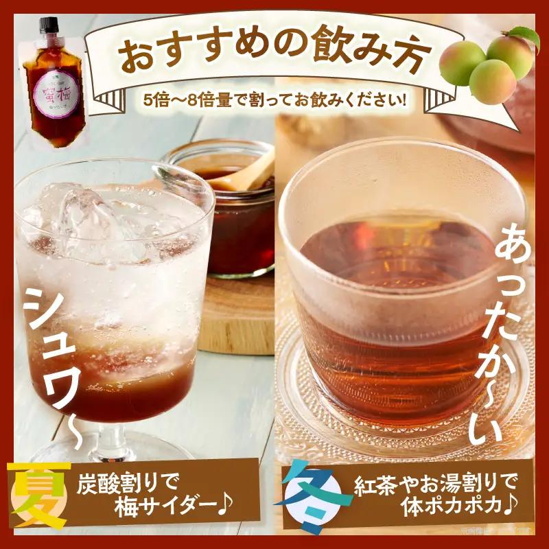 ≪先行予約≫＼ポスト投函／都農町産 蜜梅シロップ(計1本) 梅 加工品 国産_T024-014