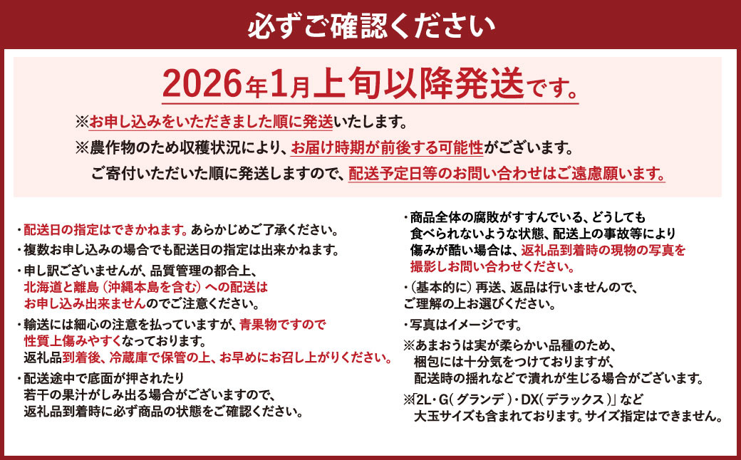 【予約受付】【2026年1月上旬～3月下旬発送予定】大容量あまおう 1,680g