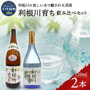 【ふるさと納税】日本酒 清酒 【利根川育ち】 地酒 2本 セット＜山川酒造＞晩酌 純米吟醸 本醸造 お酒 酒 冷酒 熱燗 飲み比べ 詰め合わせ 送料無料 お取り寄せ ギフト 贈り物 贈答用 プレゼント おすすめ コロナ 群馬 千代田町