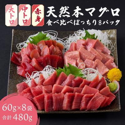 ふるさと納税 室戸市 お刺身ちょこっとパック　食べ比べぼっちり8パック【水産事業者支援・規格外・訳あり】中トロ 大トロ セ