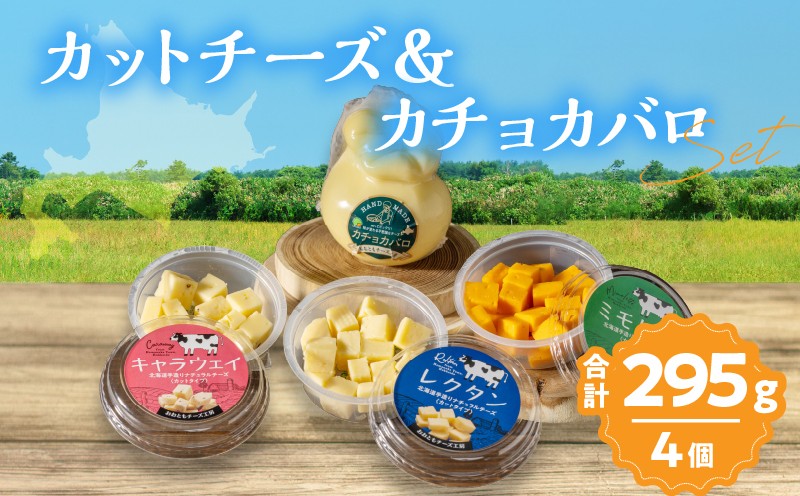 
                  【おおともチーズ工房】《おつまみ＆お料理に!!》カットチーズ＆カチョカバロセット_H0003-157
                