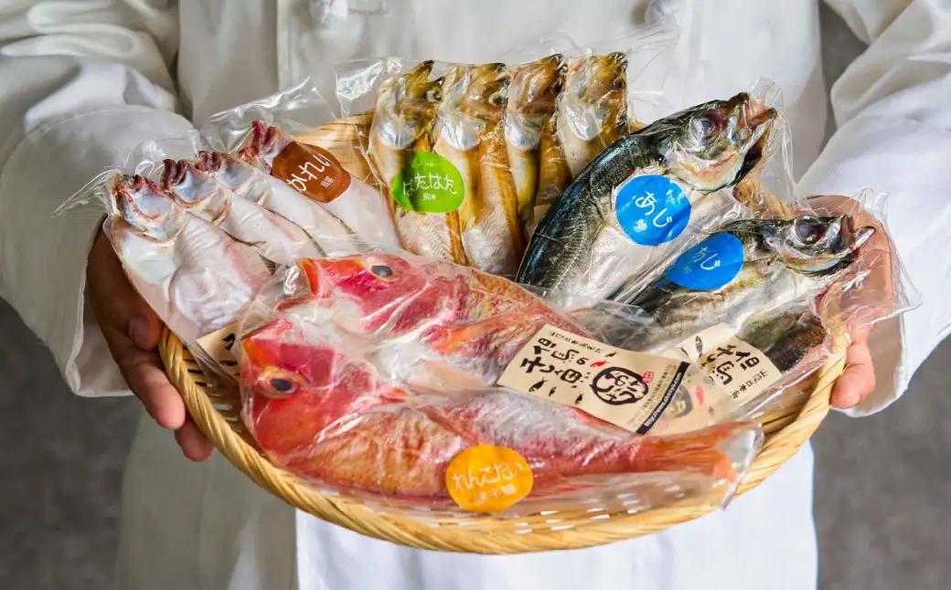 おけしょう鮮魚 自家製 旬の干物 詰め合わせセット 約4人前