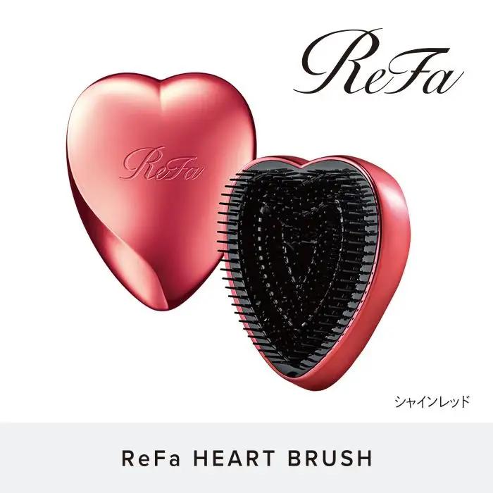 【シャインレッド】ReFa HEART BRUSH 美容 リファ ハートブラシ ヘアケア 人気 ブラシ
