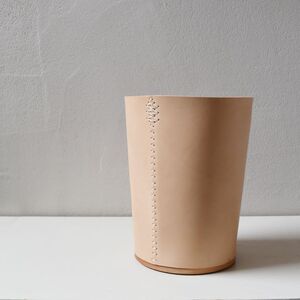 Teha’amana Dust box deco  テハマナ ゴミ箱 ブラック 革 皮 雑貨 おしゃれ レザー 本革 こだわりの逸品 地域特産品 ギフト 自分用 人気 おすすめ